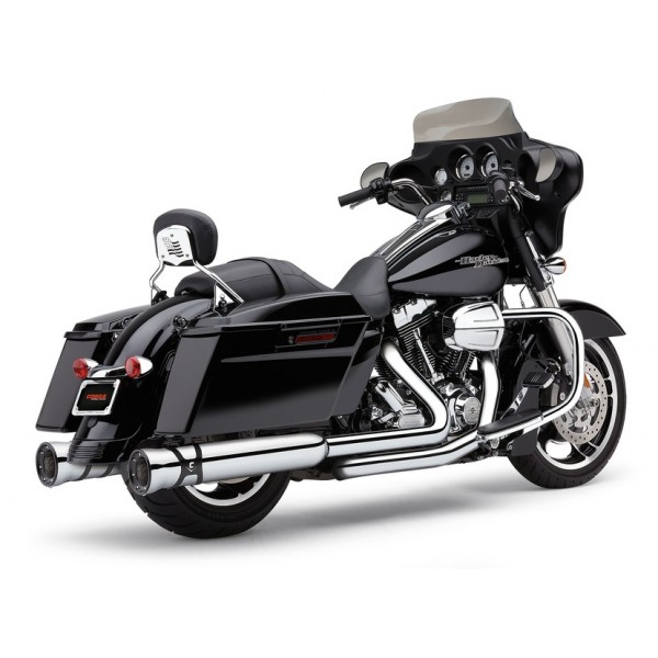 Cobra Race-Pro 4" Slip-Ons Exhaust For Harley Davidson Touring Street Glide FLHX 2010 / Touring Street Glide Special FLHXS 2014 Part #6218