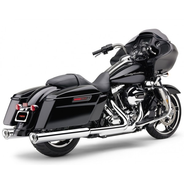 Cobra Tri-Oval II Slip-on Mufflers Exhaust For Harley Davidson Touring Street Glide FLHX 2010 / Touring Street Glide Special FLHXS 2014 Part #6219