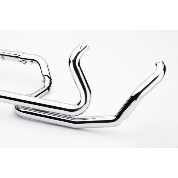 Cobra Power Port Dual Headpipes For Harley Davidson Touring Street Glide FLHX 2010 / Touring Street Glide Special FLHXS 2014 Part #6253