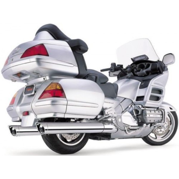 Cobra Slip-Ons W/Scalloped Tips Exhaust For Honda Gold Wing GL1800 2014 Part #1216