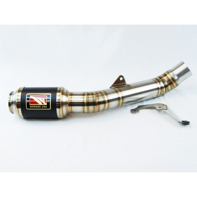 Competition Werkes GP Race Slip On Exhaust For Kawasaki ZX-10R Part # WK1005R-BC