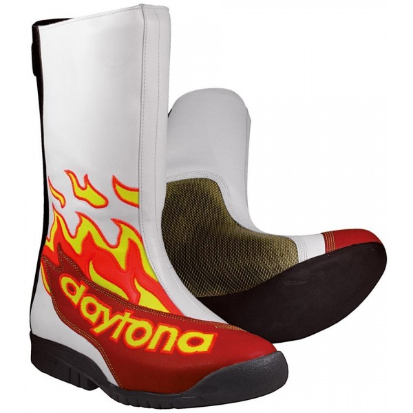 Daytona Speed Master II GP White Flame Red Boots