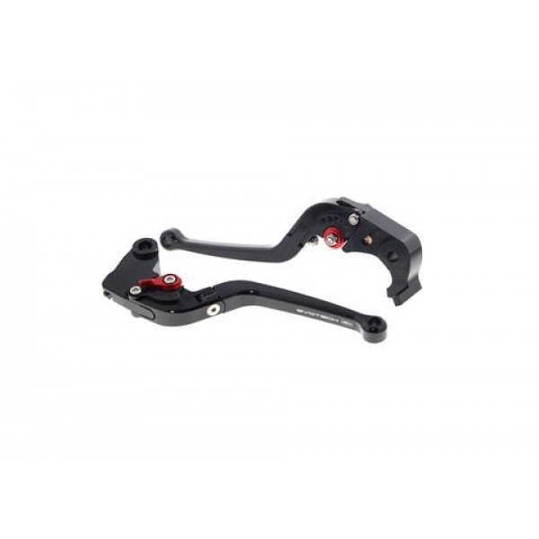 Evotech EP Folding Clutch And Brake Lever Set For Kawasaki Ninja ZX-6R 2019 Part # PRN002390-002394-07