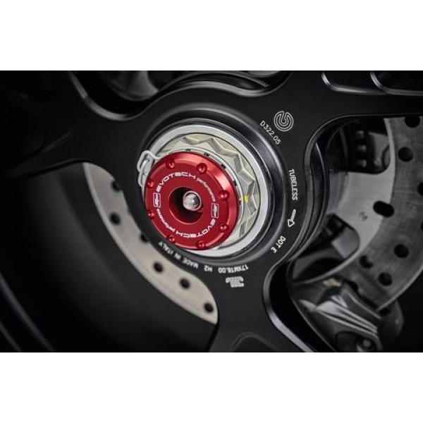 Evotech EP Rear Spindle Bobbins For Ducati Monster 1200 2013-2019 Part # PRN013098-14