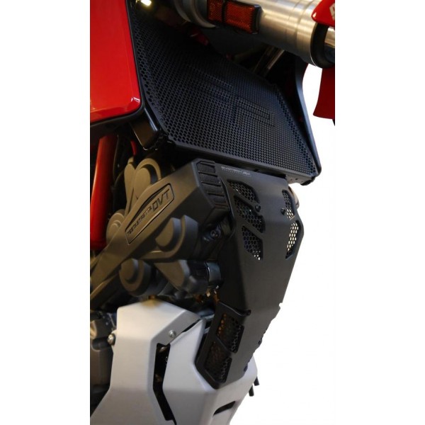 Evotech EP Radiator And Engine Guard For Ducati Multistrada 1200 S 2015-2017 Part # PRN012480-012541-02