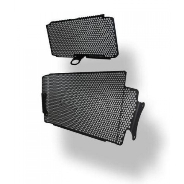 Evotech EP Radiator Oil Cooler Guard For Ducati Multistrada 1260 2018-2019 Part # PRN012480-012481-05
