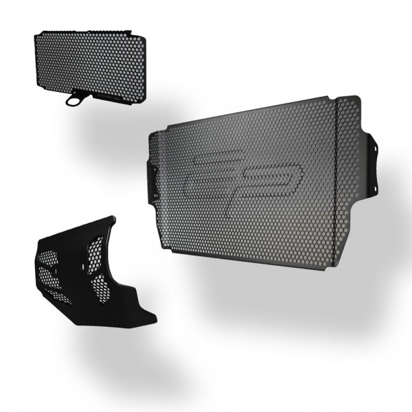 Evotech EP Rad + Oil Guard + Engine Guard Set For Ducati Multistrada 1200 Enduro 2016-2018 Part # PRN012480-012481-013209-01