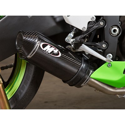 M4 Carbon Street Slayer Canister Full System Exhaust For Kawasaki Ninja ZX-6R 2009-2024 Part # KA6994