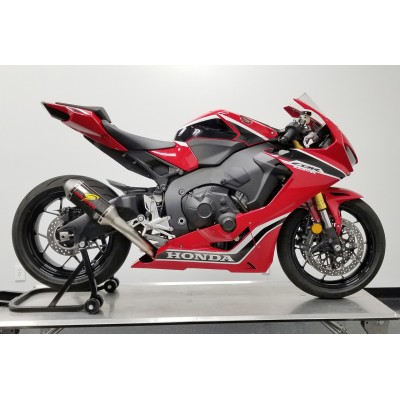 Graves Motorsports Cat Back Slip-On Exhaust Carbon For Honda CBR1000RR Part # EXH-17CB1-CBTC