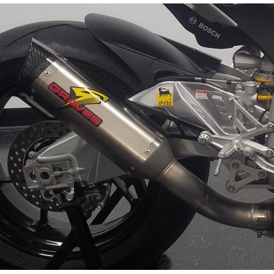 Graves Motorsports Cat Eliminator Exhaust Titanium For Aprilia RSV4 Part # EXA-16RSV4-CETT