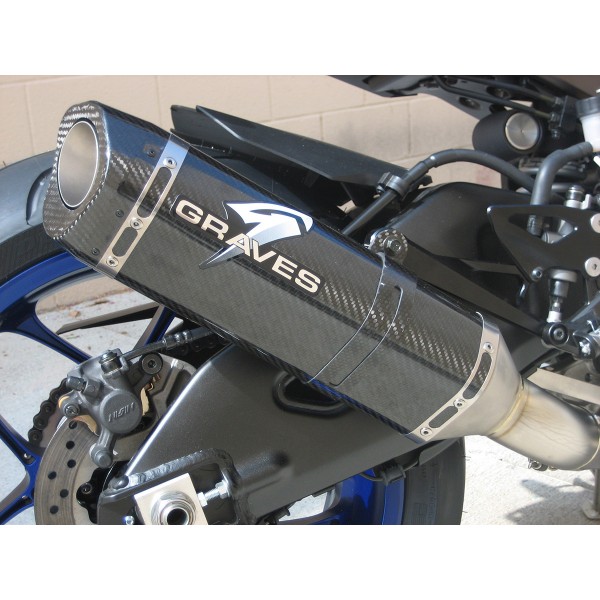 Graves Motorsports Cat Eliminator Exhaust System For Yamaha YZF-R1 Part # EXY-15R1-CETC