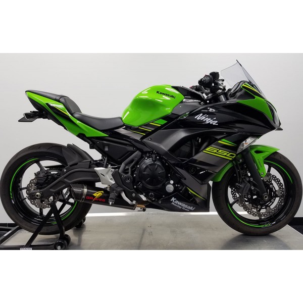 Graves Motorsports Full Exhaust System For Kawasaki Ninja 650 Part # EXK-18Z650-FSC