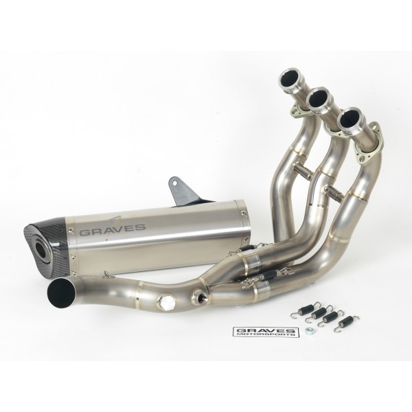 Graves Motorsports Full Titanium Exhaust For Yamaha MT-09 Part # EXY-16FZ09-FTT