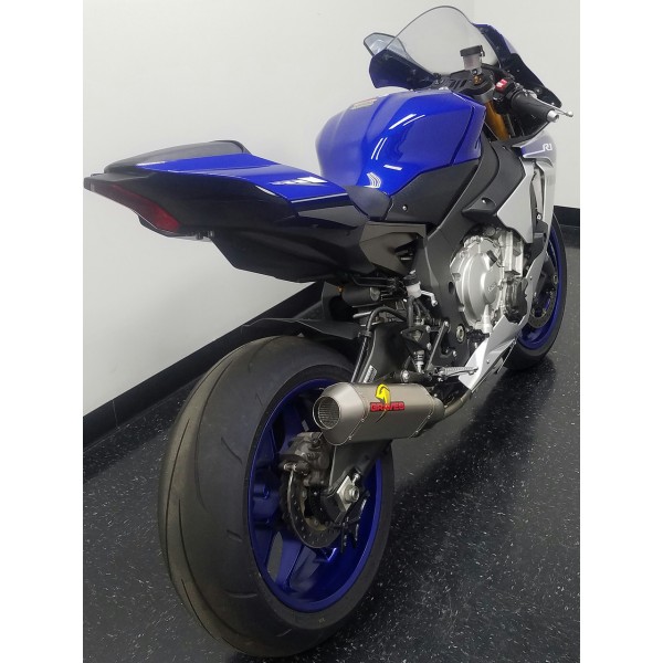 Graves Motorsports Full Titanium Exhaust System with Titanium 265mm Silencer For Yamaha YZF-R1 Part # EXY-17R1-FTT26