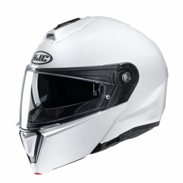 HJC I90 Solid Pearl White Helmet