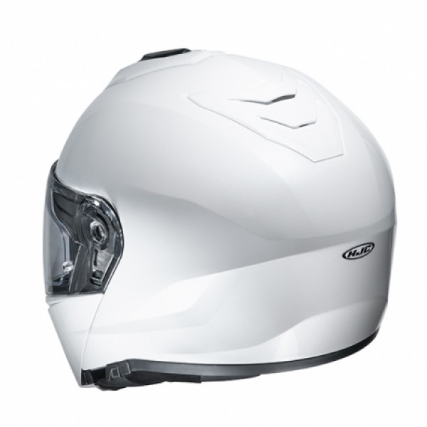 HJC I90 Solid Pearl White Helmet