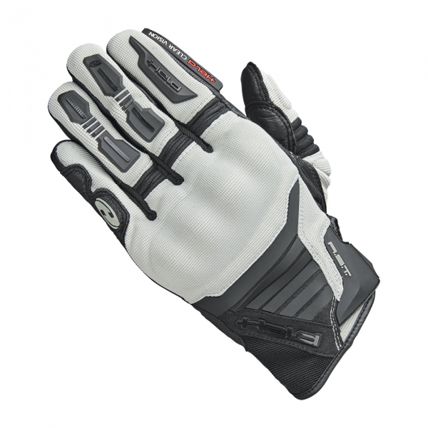 Held Motocross Hamada Grey Black Gloves