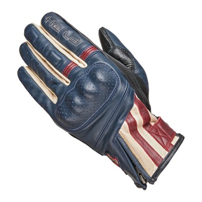 Held Paxton Blue Beige Burgandy Gloves
