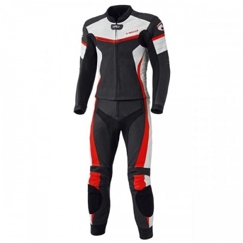 Held Spire Black Red Leather Suit