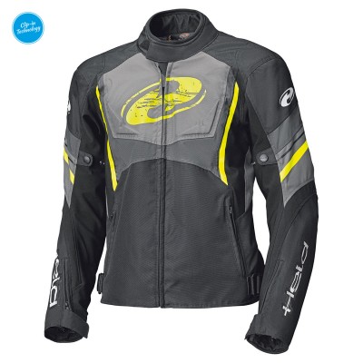 Held Baxley Top Black Fluorescent Yellow Textile Jacket