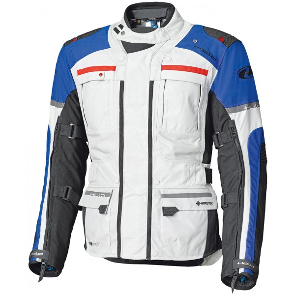 Held Carese Evo Grey Blue Textile Jacket