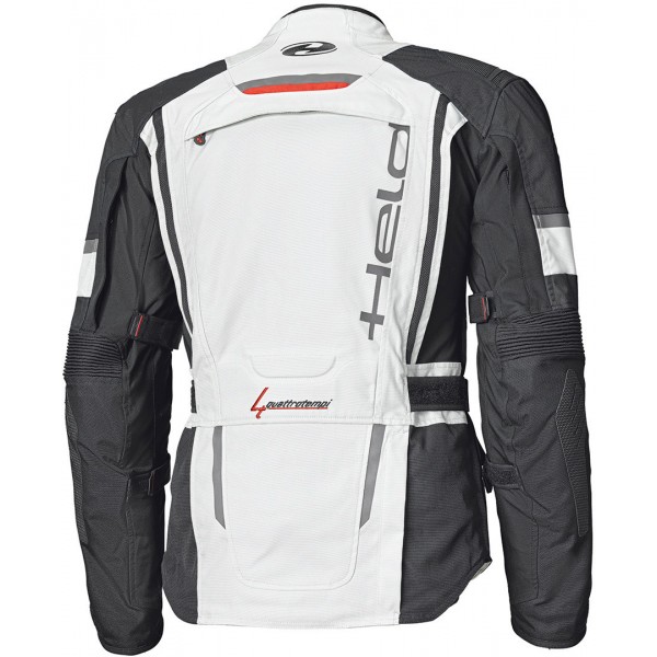 Held Carese Evo Grey Red Textile Jacket