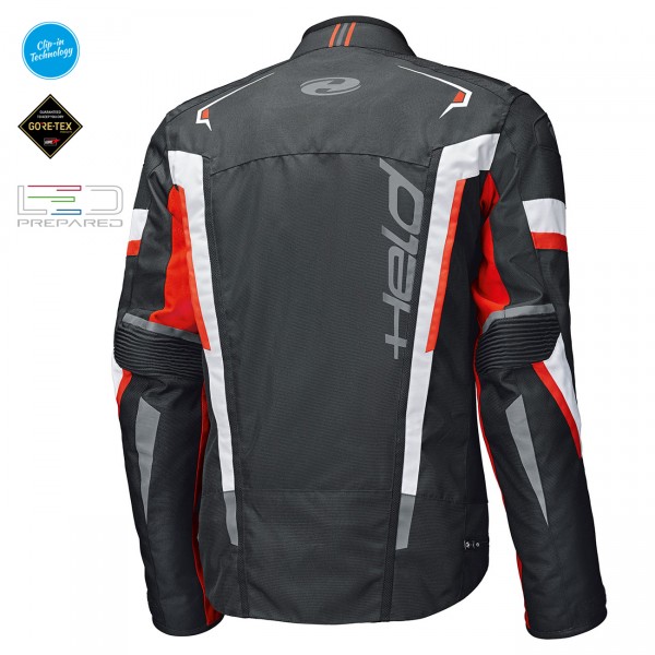 Held Imola ST Black White Red Textile Jacket