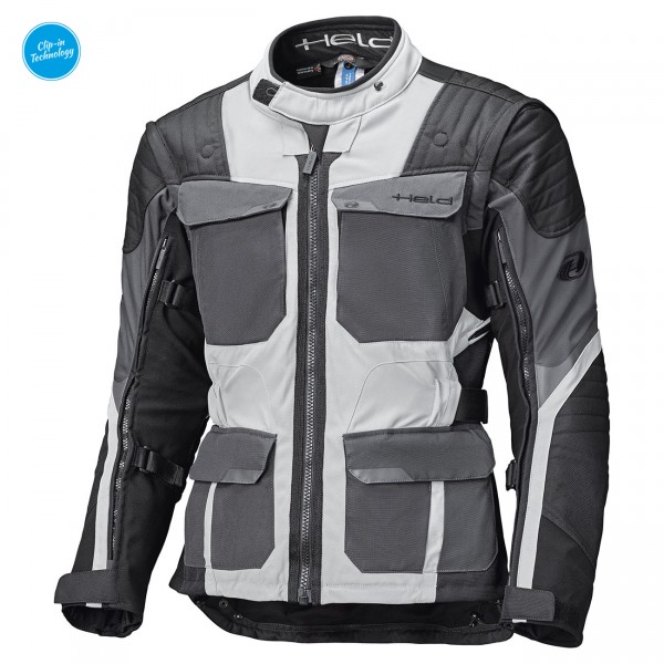 Held Mojave Top Grey Black Textile Jacket Held Mojave Top Grey Black Textile Jacket