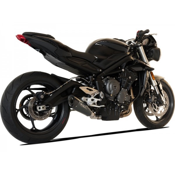 HP Corse Evoxtreme 260 Black For Triumph Street Triple 765 Part # XTREVO2617B-AB