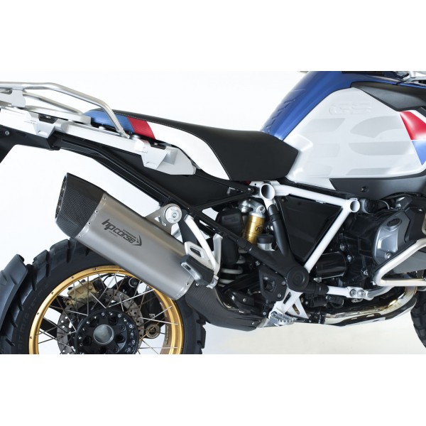HP Corse SP-3 Carbon Short Titanium For BMW R 1250 GS Part # BMWSP3S1025T-AB