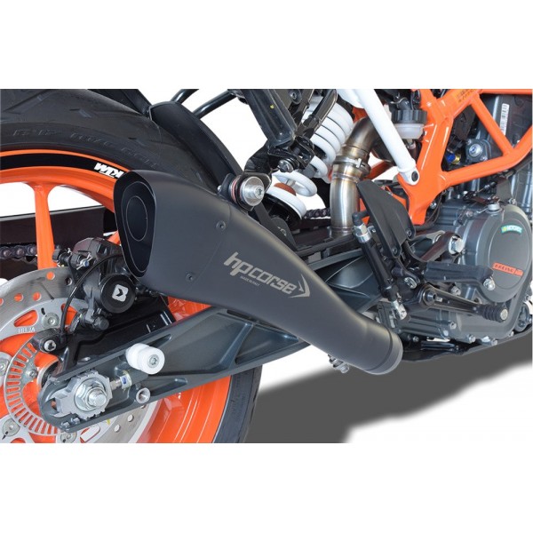 HP Corse Hydroform Black For KTM Duke 390 Part # XKTHY1039BLACK-AB
