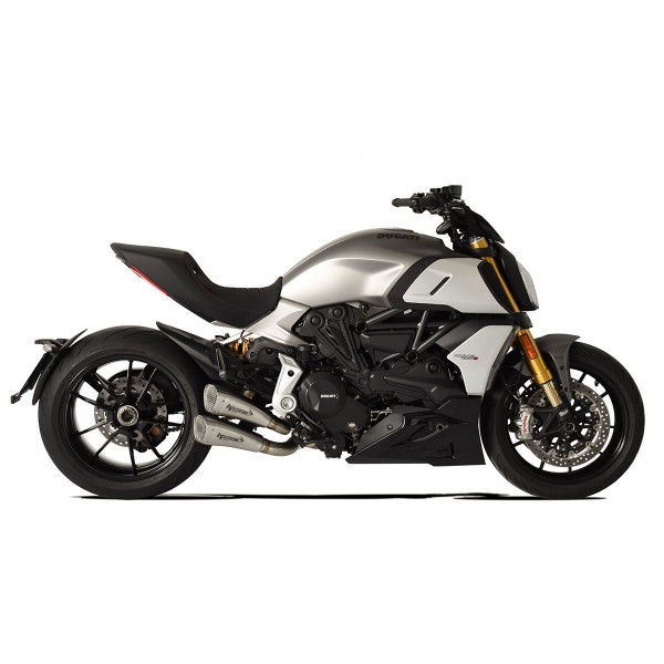 HP Corse Hydroform Short R Satin For Ducati Diavel 1260 Part # XDUHY20P04S-AAB