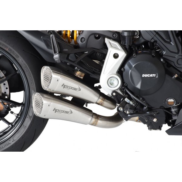 HP Corse Hydroform Short R Satin For Ducati Diavel 1260 Part # XDUHY20P04S-AAB
