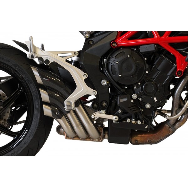 HP Corse Hydrotre Satin Cover Carb For MV Agusta Brutale 800 / RR / Dragster 800 RR Part # XMV3HY1004SCG-N-A