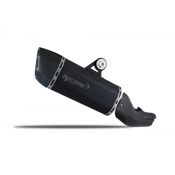 HP Corse SP-3 Carbon Short Black For BMW R 1200 GS 2013-2018 Part # BMWSP3S1022C-AB