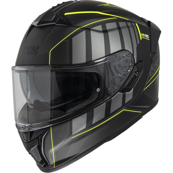 IXS 422 Fg 2.1 Black Matt Yellow Fluo Helmet