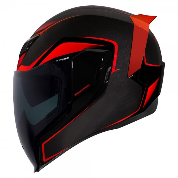 ICON AIRFLITE CROSSLINK RED HELMET