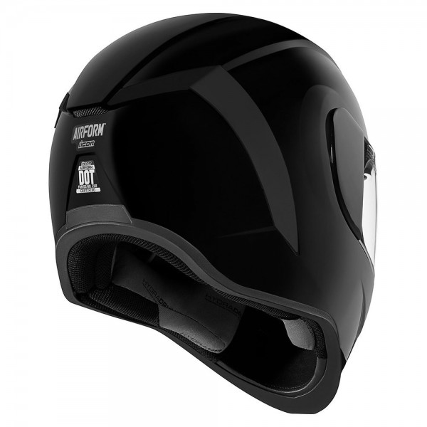 ICON AIRFORM GLOSS BLACK HELMET