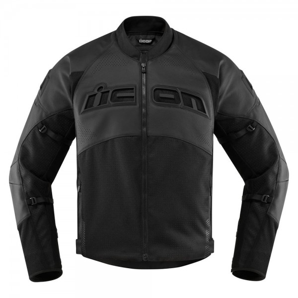 ICON CONTRA2 LEATHER PERFORATED STEALTH JACKET