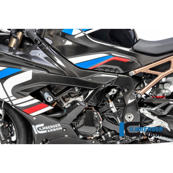 Ilmberger Carbon Frame Cover M Frame Big Left For BMW S 1000 RR Part # RAL.009.S119S.K