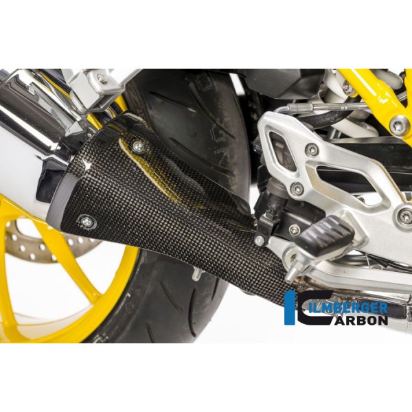 Ilmberger Carbon Front Silencer Protector Carbon For BMW R 1200 R / RS Part # AHS.011.R12RL.K