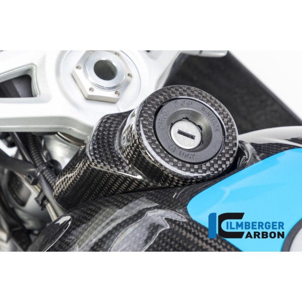 Ilmberger Carbon Ignition Lock Cover For BMW R nineT Part # ZSA.015.SCR16.K