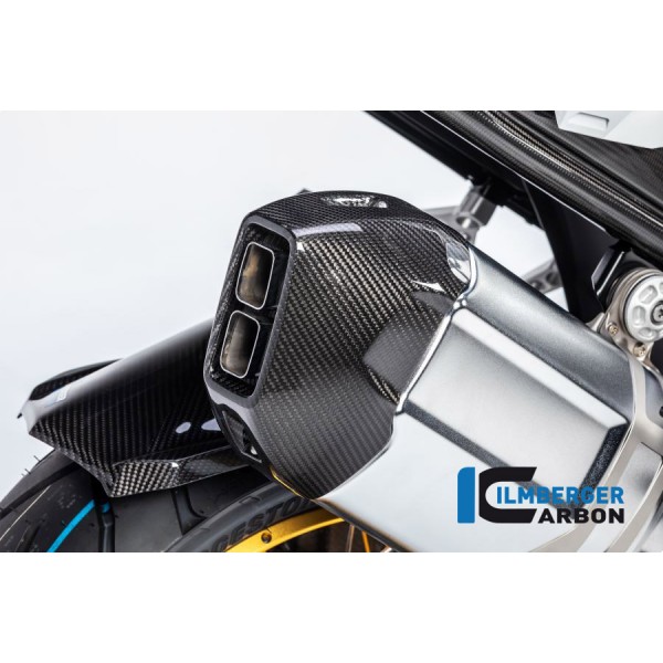 Ilmberger Carbon Silencer Protector (Rear) For BMW R 1250 GS Part # AHS.016.GS19T.K
