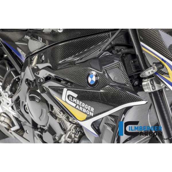 Ilmberger Carbon Radiator Cover / Badge Holder Right Side For BMW S 1000 R Part # WKR.003.S117N.K