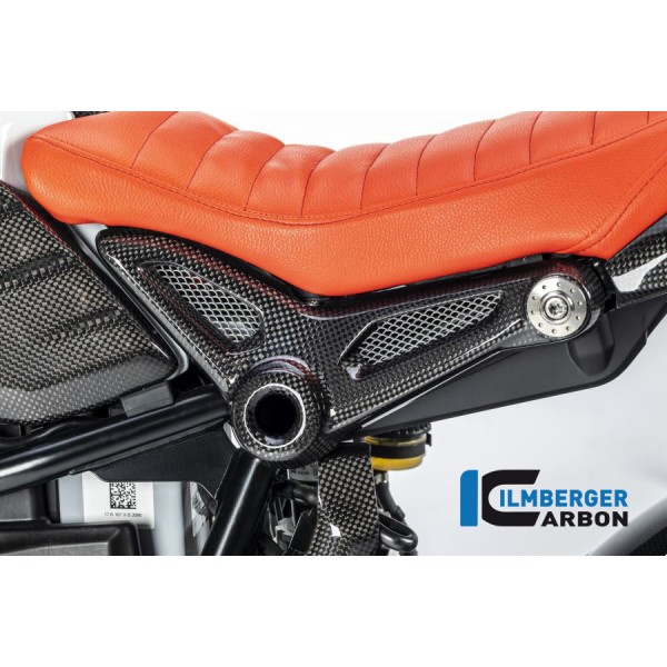 Ilmberger Carbon Rear Frame Cover Left For BMW R nineT Part # RAR.012.NINET.K