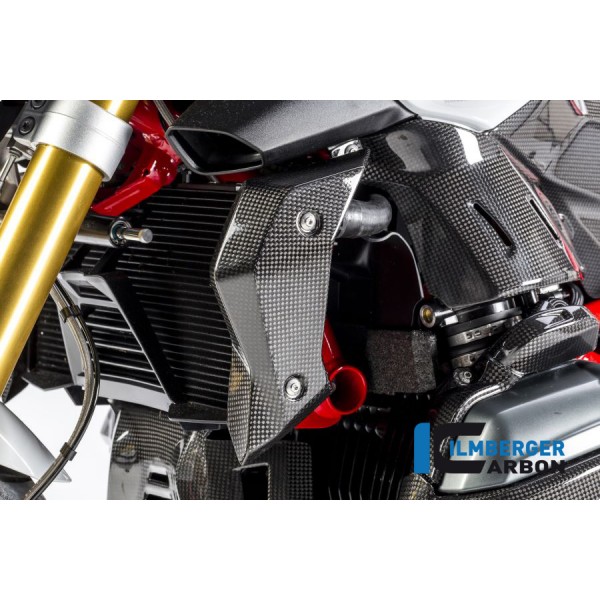 Ilmberger Carbon Watercooler Cover Left Side Carbon For BMW R 1200 R Part # WKL.010.R12RL.K