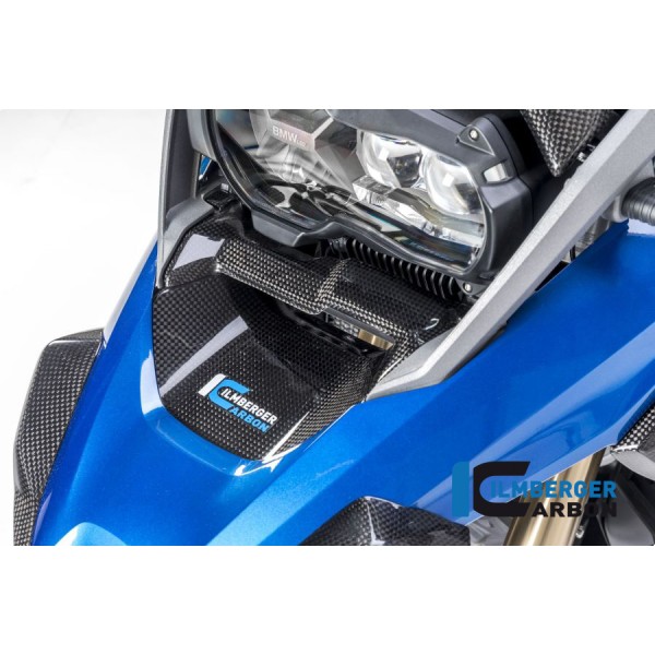 Ilmberger Carbon Windchannel On The Front Beak For BMW R 1200 GS Part # WSC.011.GS17L.K