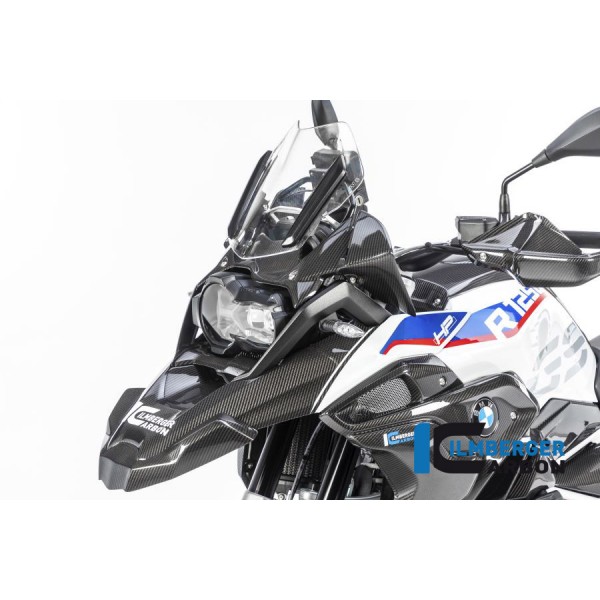 Ilmberger Carbon Windprotector On The Instruments For BMW R 1250 GS Part # WAK.006.GS19T.K