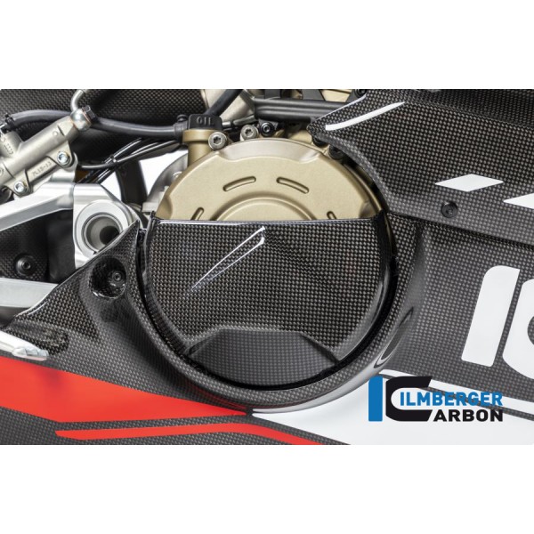 Ilmberger Carbon Clutch Cover Gloss For Ducati Panigale V4 / V4 S Part # KDA.011.DPV4G.K