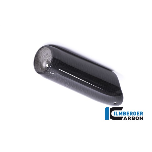 Ilmberger Carbon Upper Exhaust End Cap Gloss Carbon For Ducati Supersport / S Part # AHS.010.DSS7G.K
